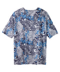 Women's Open Back Short Sleeve Twofer Top