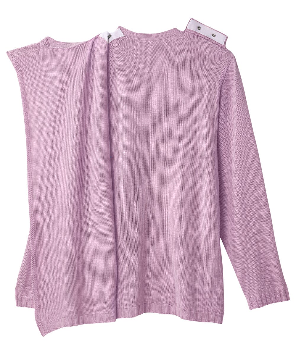 Women's Adaptive Open Back Flower Cardigan