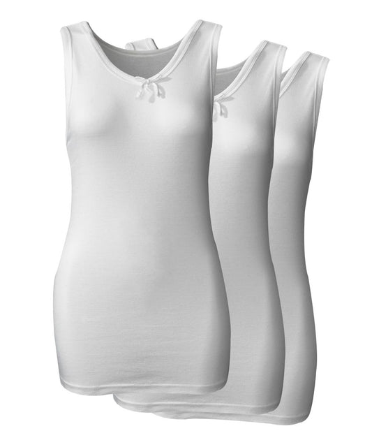 Women's Conventional Sleeveless Undershirt - 3 Pack - Clearance