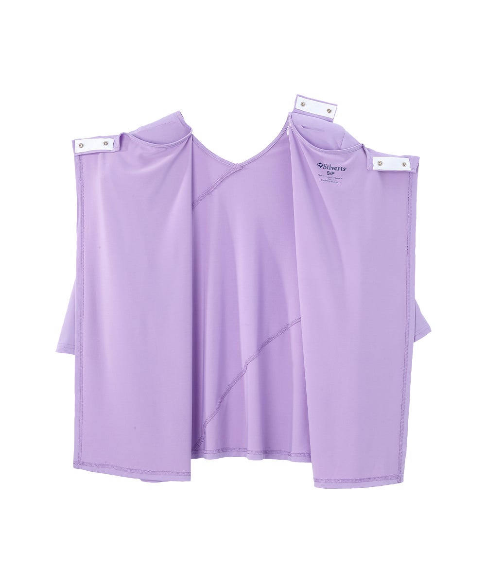 Women's Open Back Crepe V-Neck Top