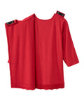 Women's Open Back Lace V-Neck Top