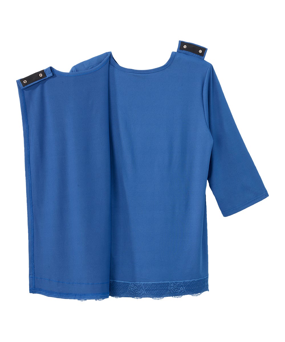 Women's Open Back Lace V-Neck Top