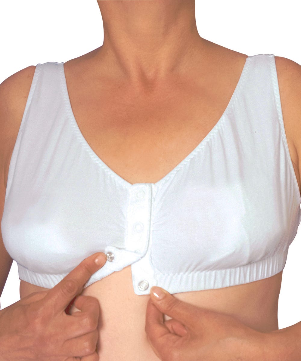 Women's Adaptive Front Snap Closure Bra - Clearance