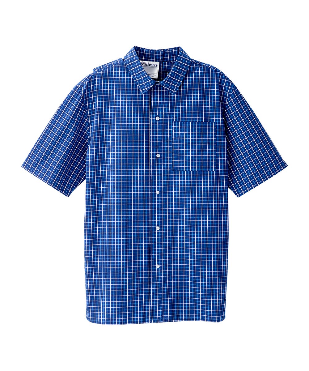Men's Open Back Classic Short Sleeve Shirt