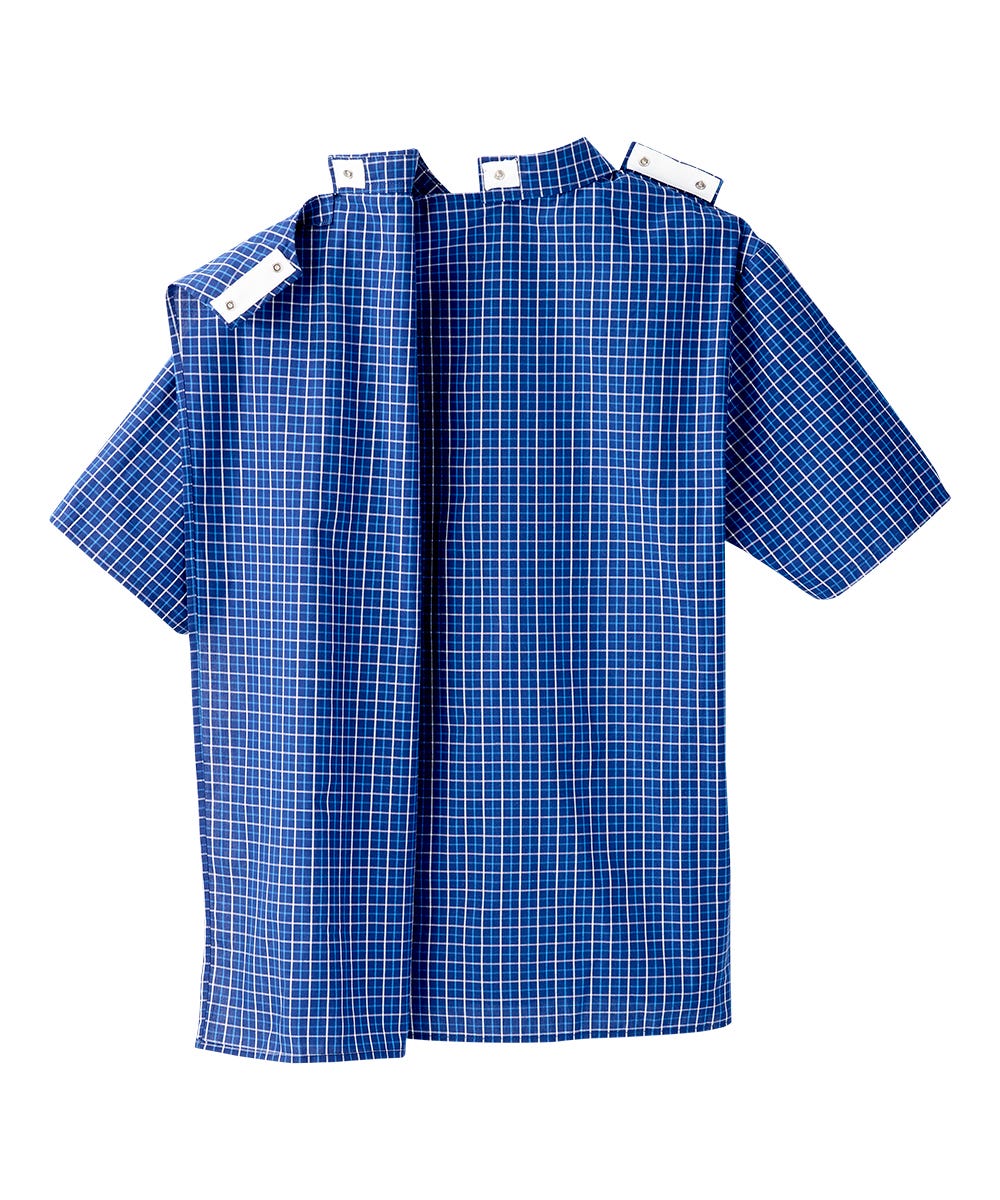 Men's Open Back Classic Short Sleeve Shirt