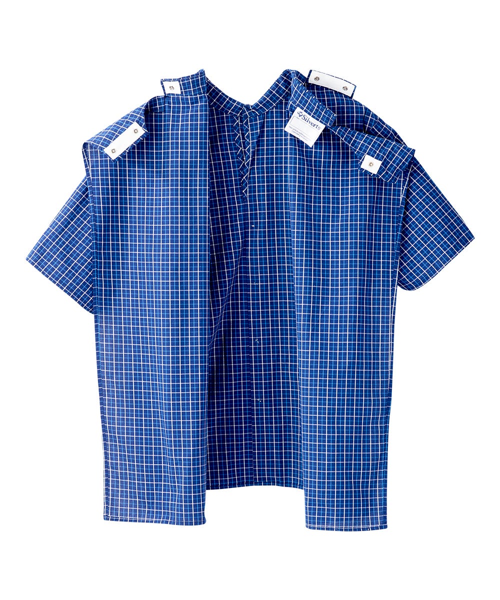 Men's Open Back Classic Short Sleeve Shirt
