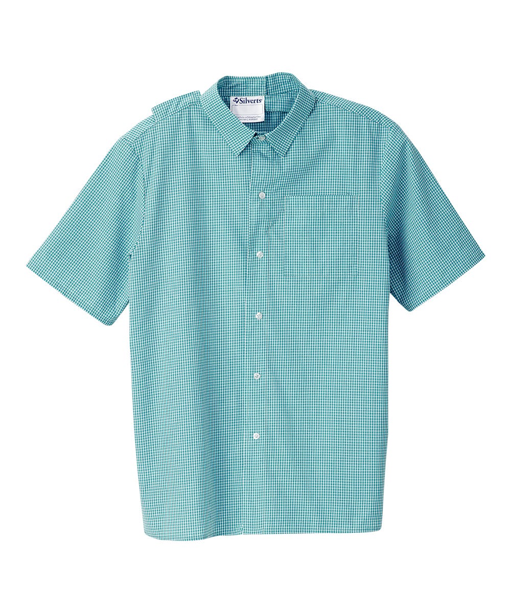 Men's Open Back Classic Short Sleeve Shirt