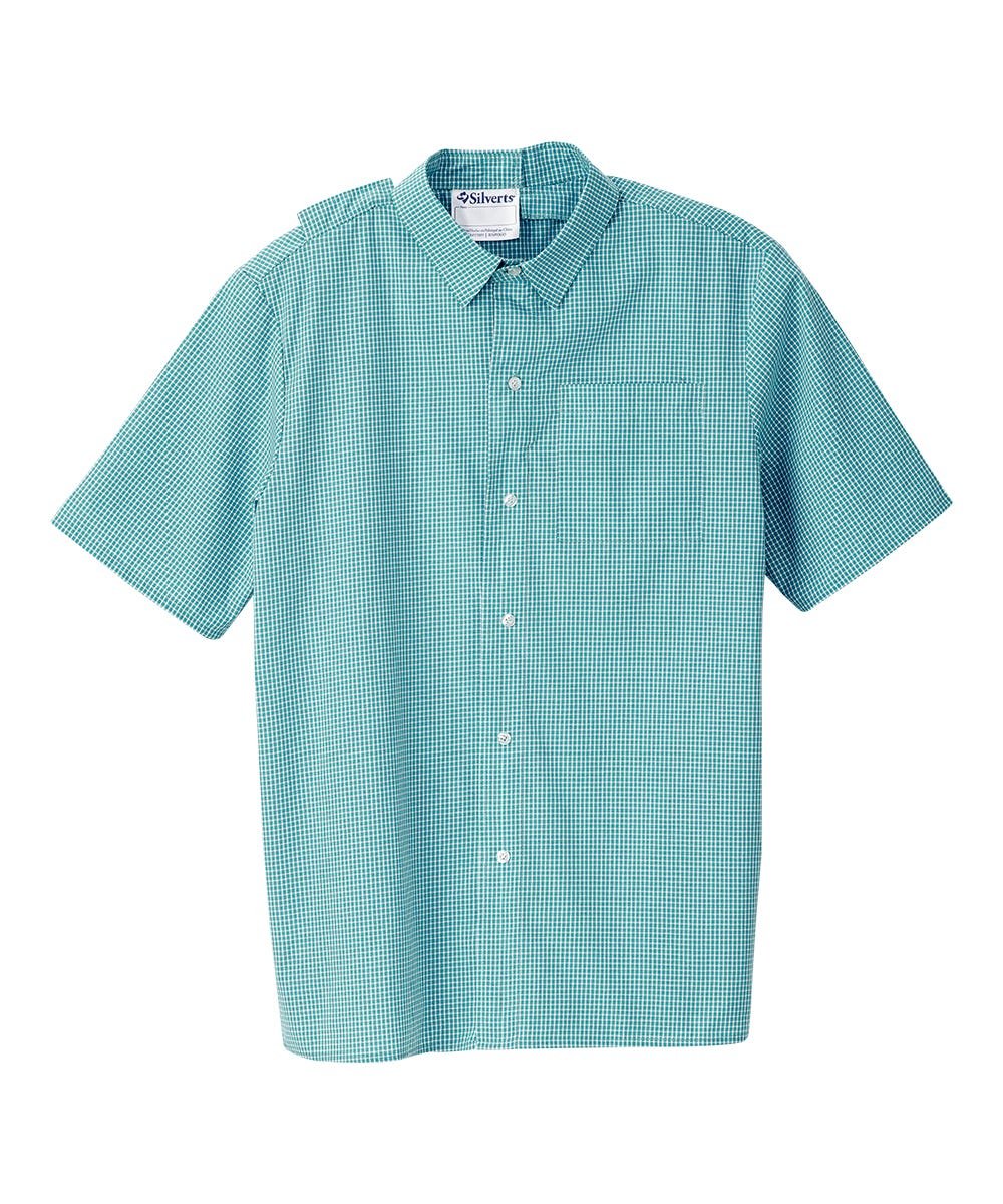 Men's Open Back Classic Short Sleeve Shirt