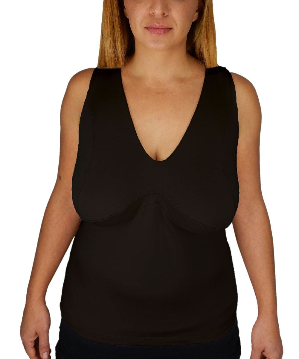 Women's Adaptive Wire-Free Bra Camisole by Breast Nest (Cups DD-HH) - Clearance