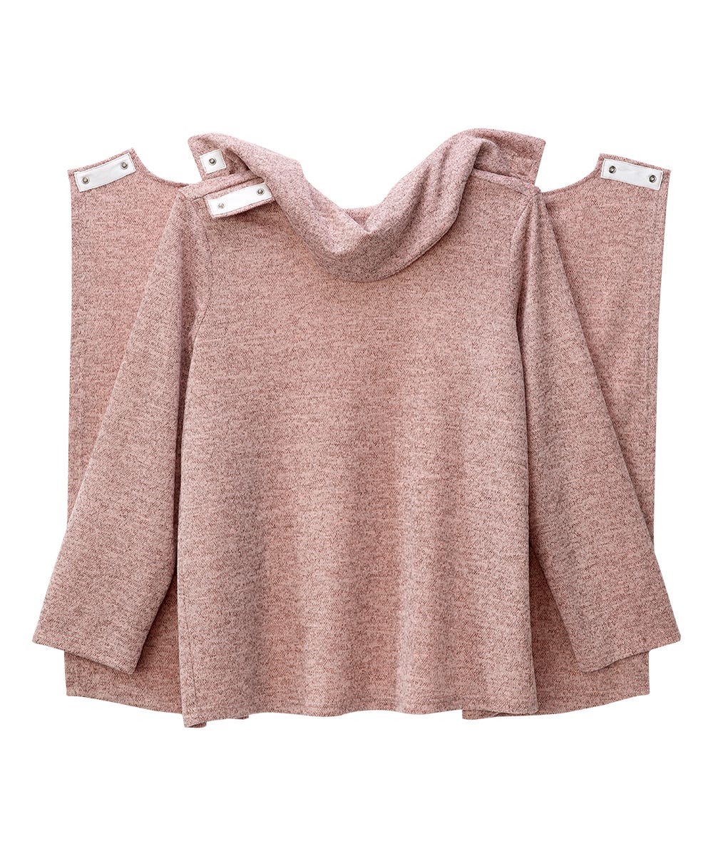 Women's Open Back Cowl Neck Top