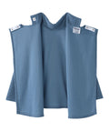Women's Open Back Textured Turtleneck Top