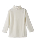 Women's Open Back Textured Turtleneck Top