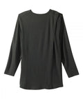 Women's Open Back Embellished Long Sleeve Top