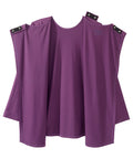 Women's Open Back Embellished Long Sleeve Top
