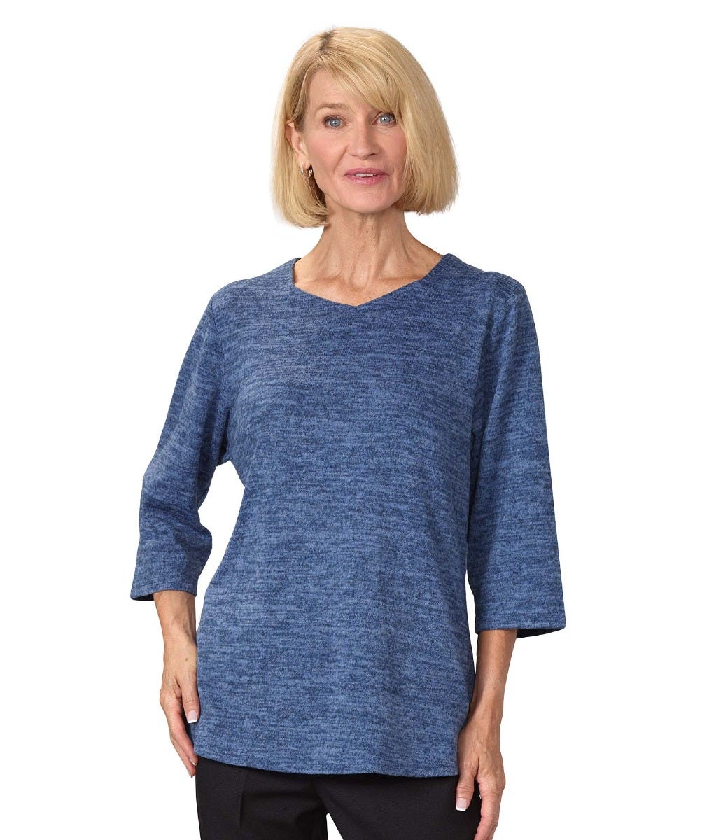 Women's Open Back Diamond Neck Top
