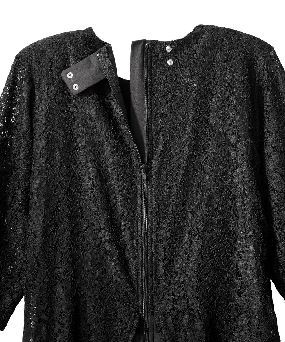 Women's Stay Dressed Jumpsuit with Lace Top - Clearance