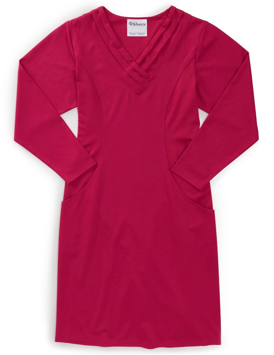ponte dress long sleeve Jessica London Women's Plus Size Long Sleeve Stretch Ponte Dress