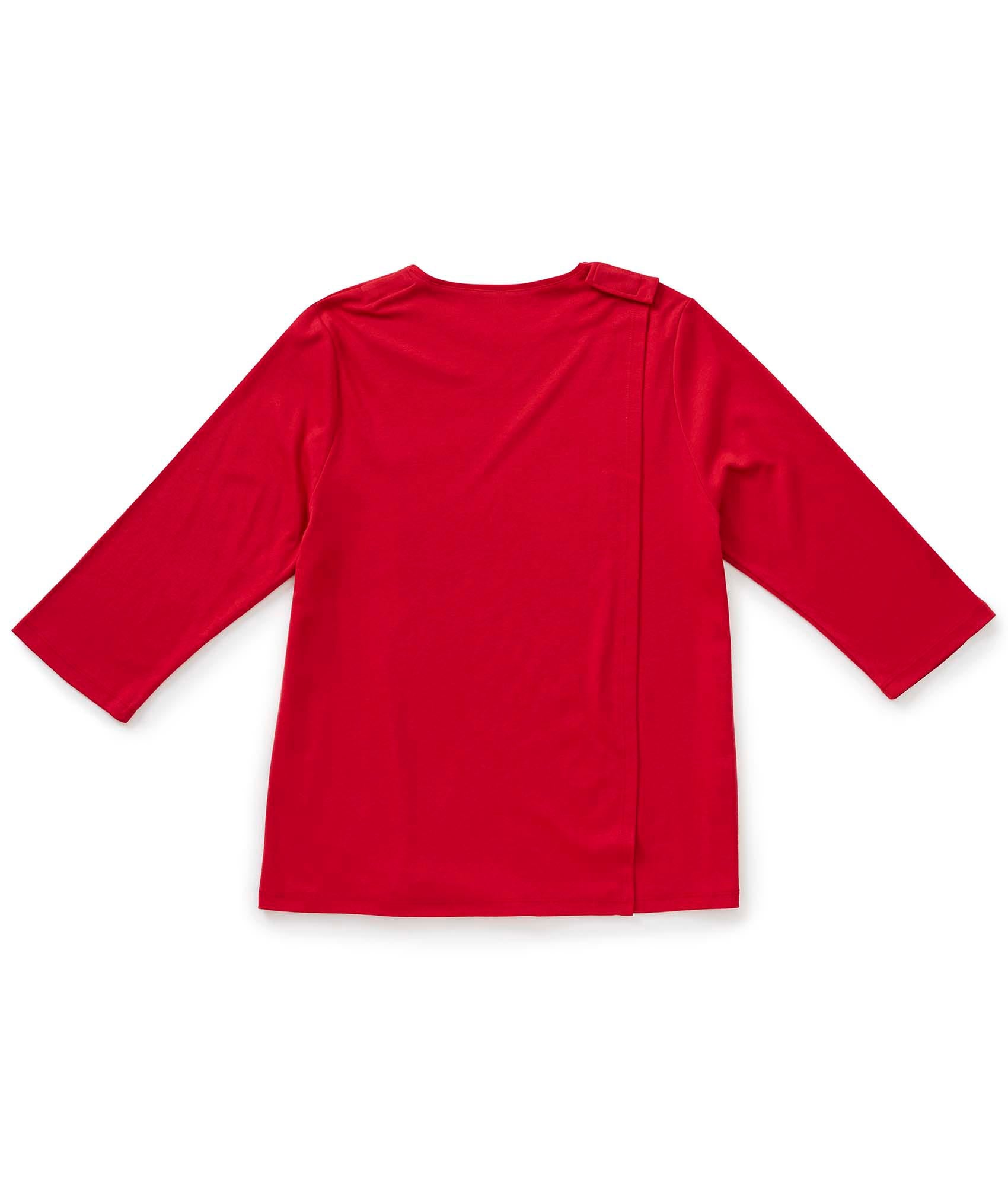 Women's Open Back Seasonal Print Top - Clearance