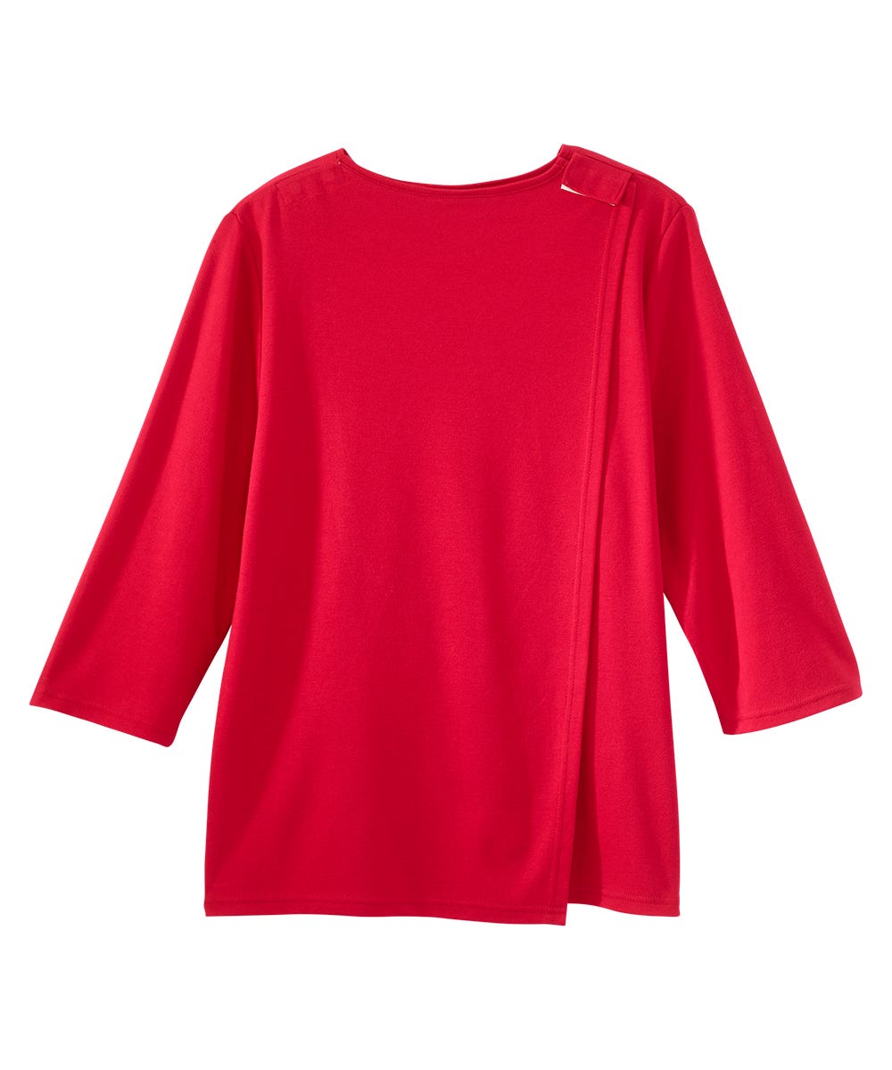 Women's Open Back Seasonal Print Top - Clearance