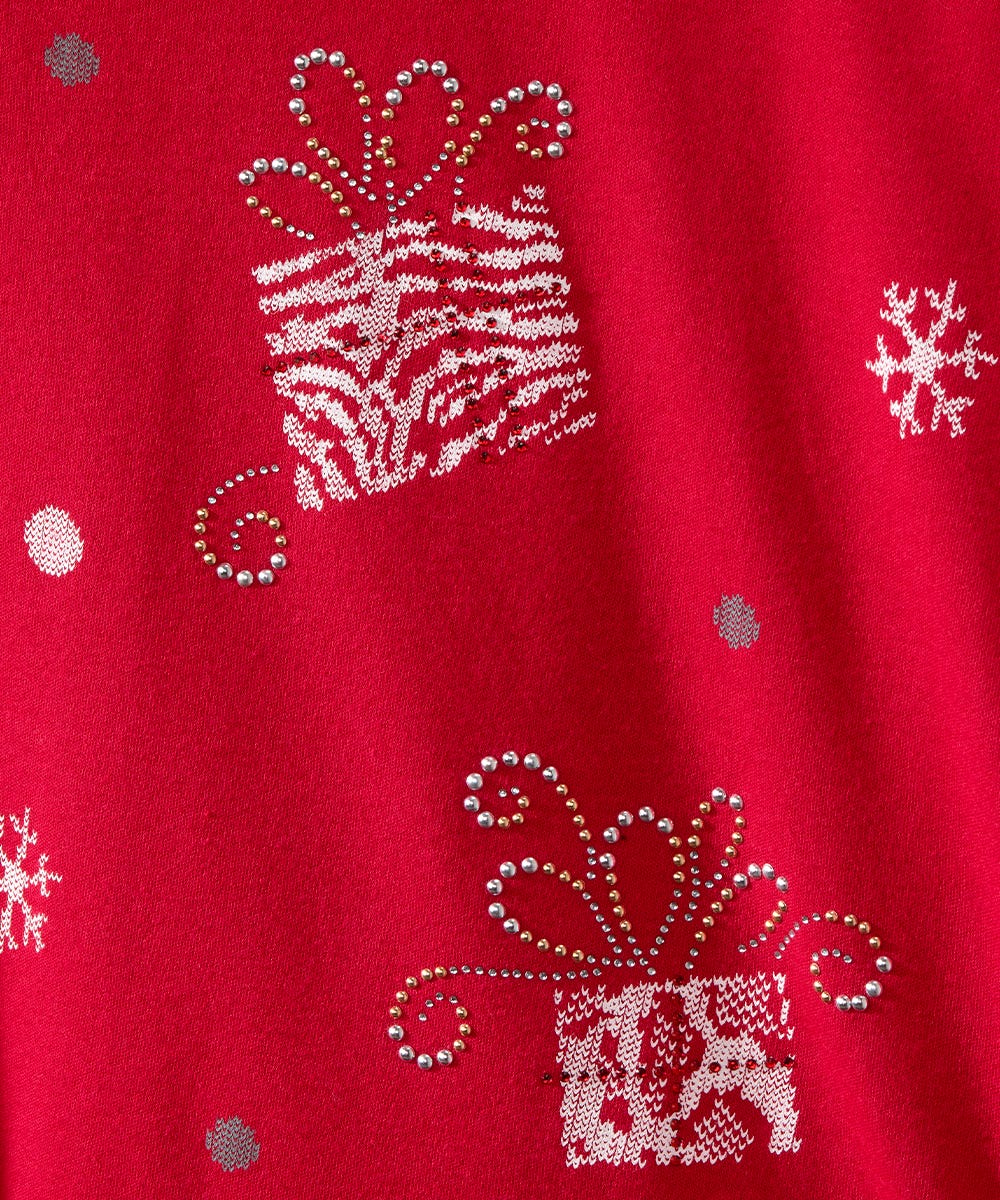 Women's Open Back Seasonal Print Top - Clearance