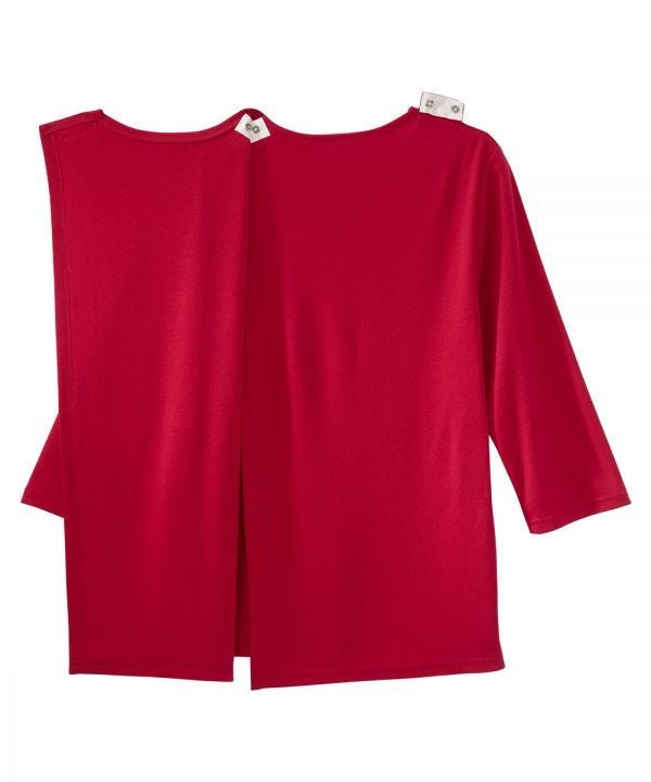 Women's Open Back Seasonal Print Top - Clearance