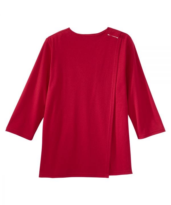 Women's Open Back Seasonal Print Top - Clearance