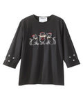 Women's Open Back Seasonal Print Top