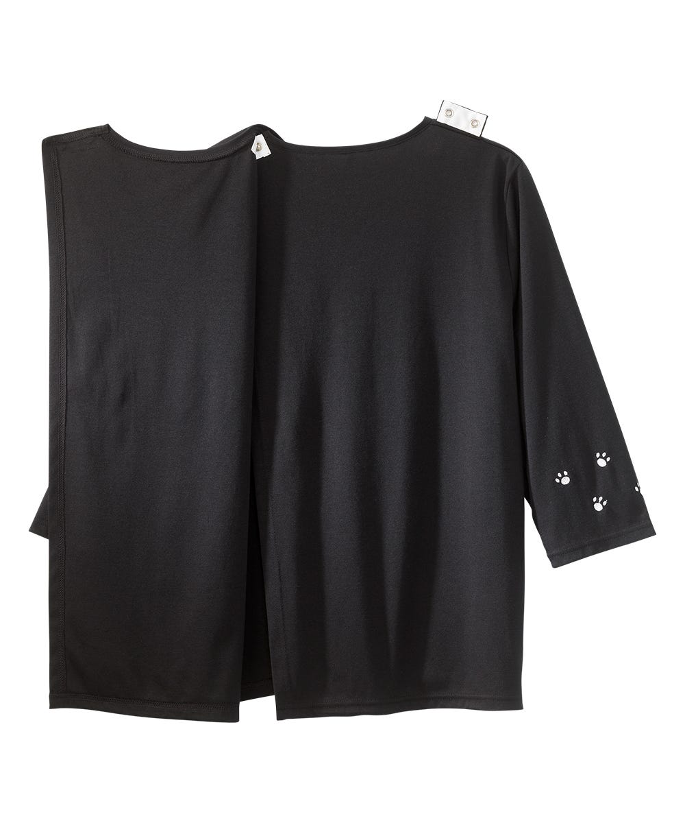 Women's Open Back Seasonal Print Top - Clearance