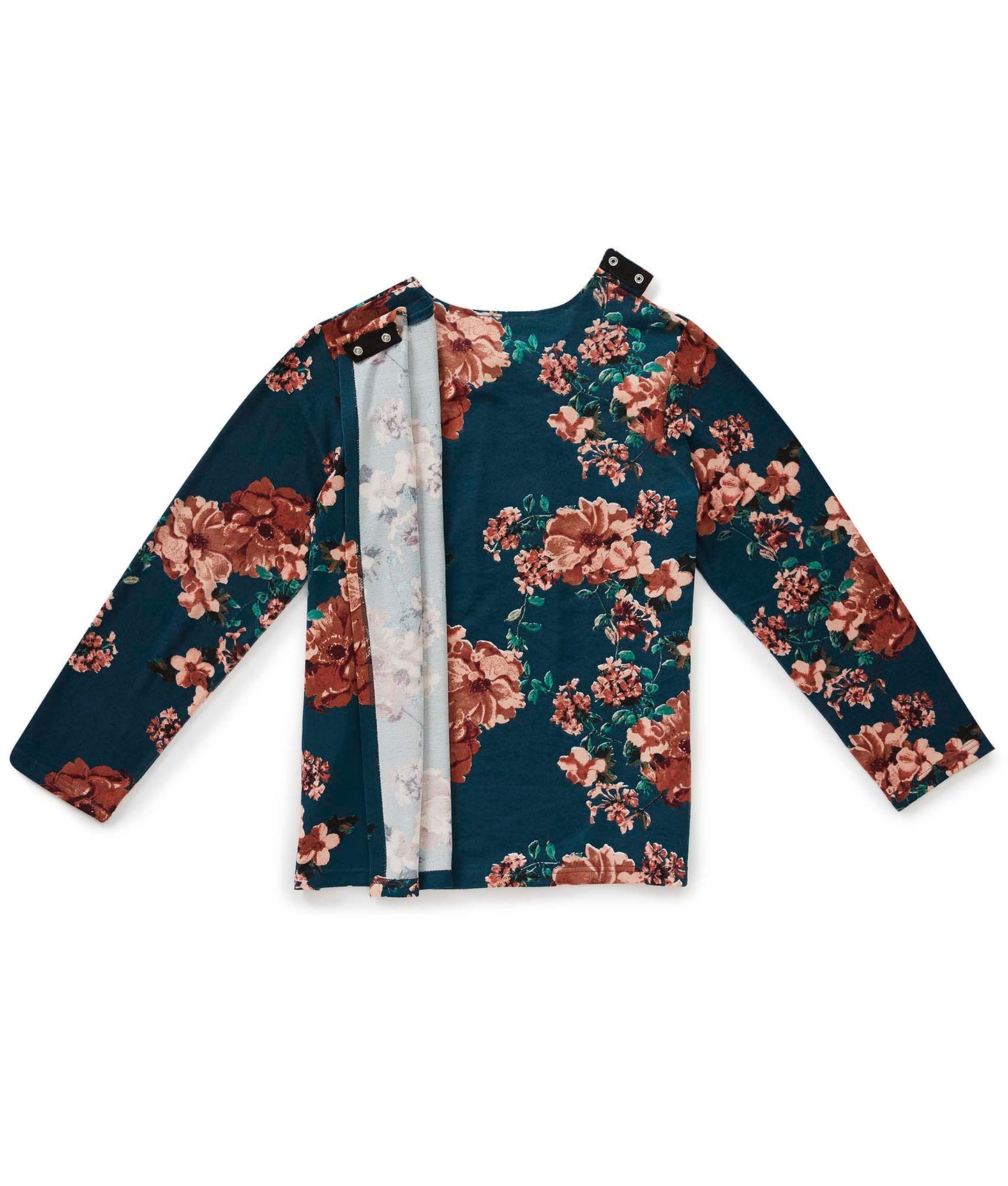 Women's Long Sleeve Open Back Sweater Knit Top - Clearance