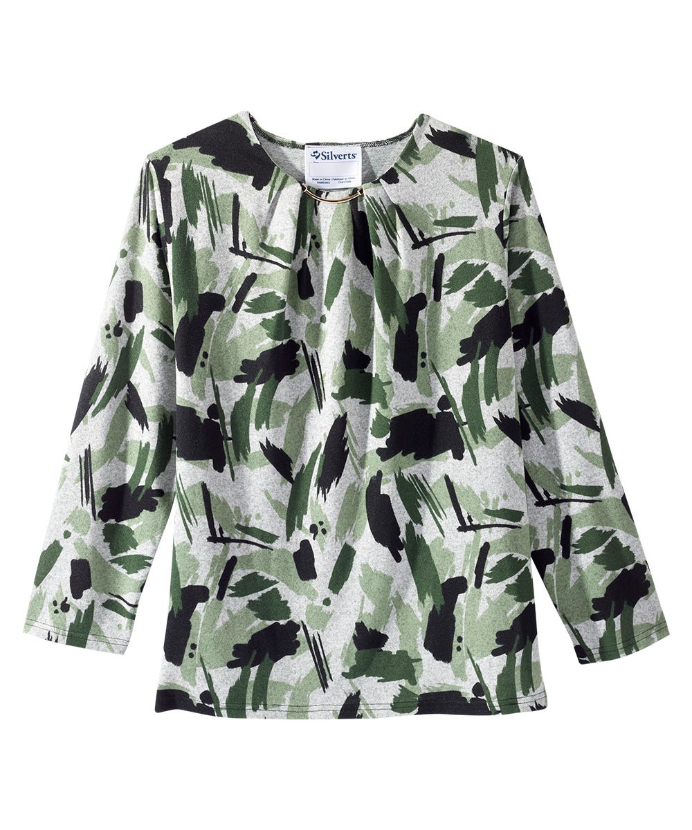 Women's Long Sleeve Open Back Sweater Knit Top