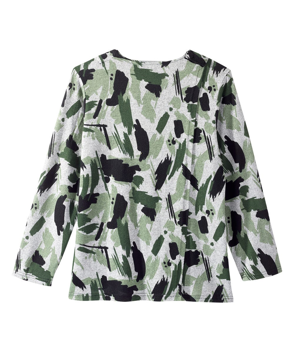 Women's Long Sleeve Open Back Sweater Knit Top