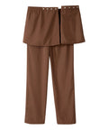 Women's Petite Open Back Gabardine Pant