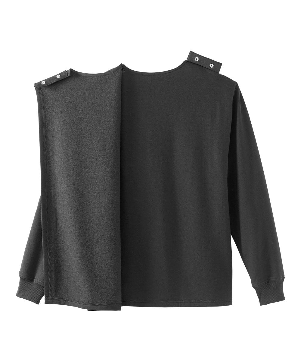 Women's Adaptive Open Back Fleece Cardigan