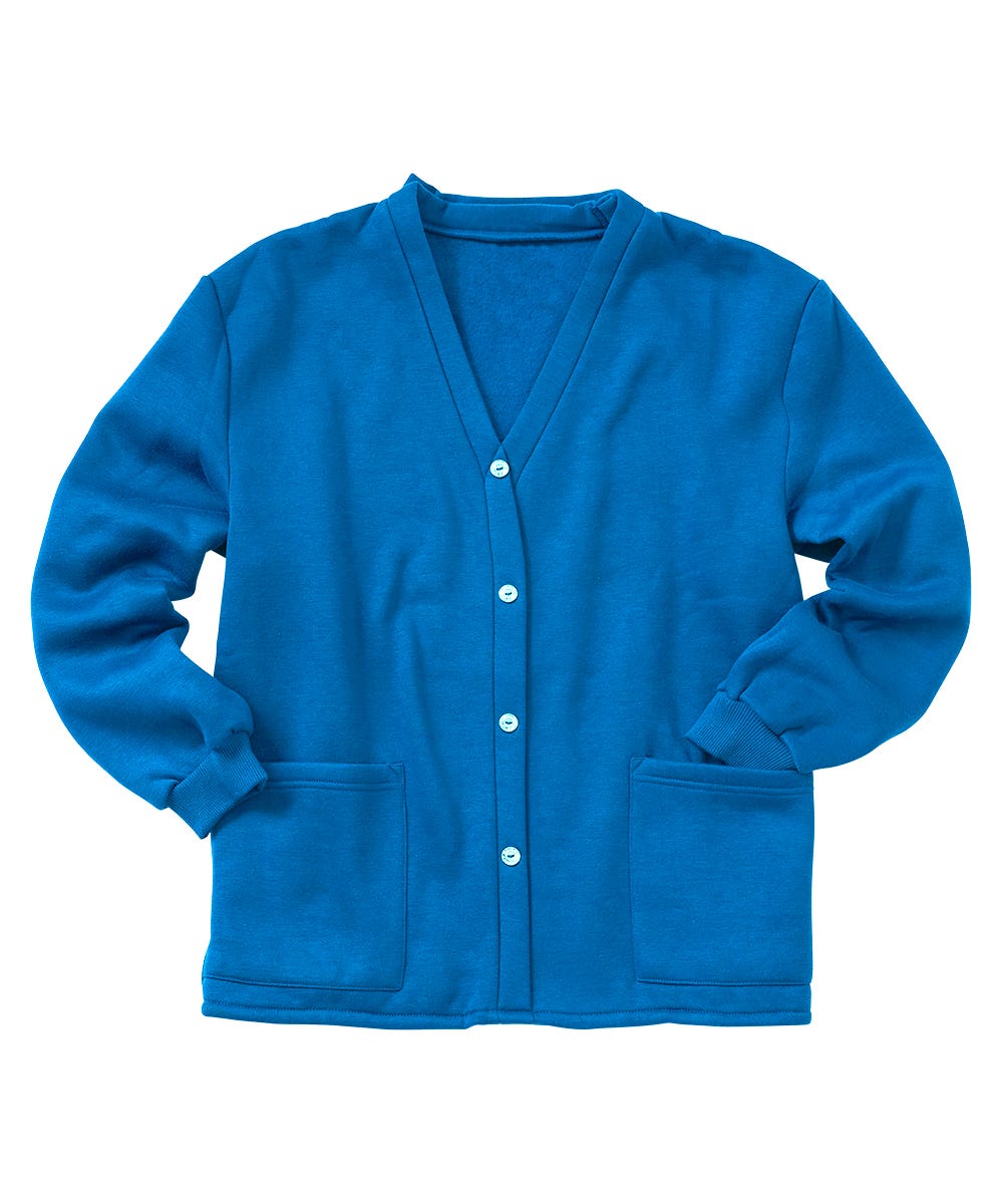 Women's Adaptive Open Back Fleece Cardigan