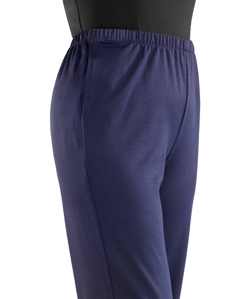 Women's Open Back Stretch Knit Pant