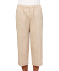 Women's Open Back Cotton Capris