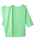 Women's Open Back 3/4 Length Sleeve Top with Embroidery