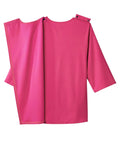 Women's Open Back 3/4 Length Sleeve Top with Embroidery - Silverts 51