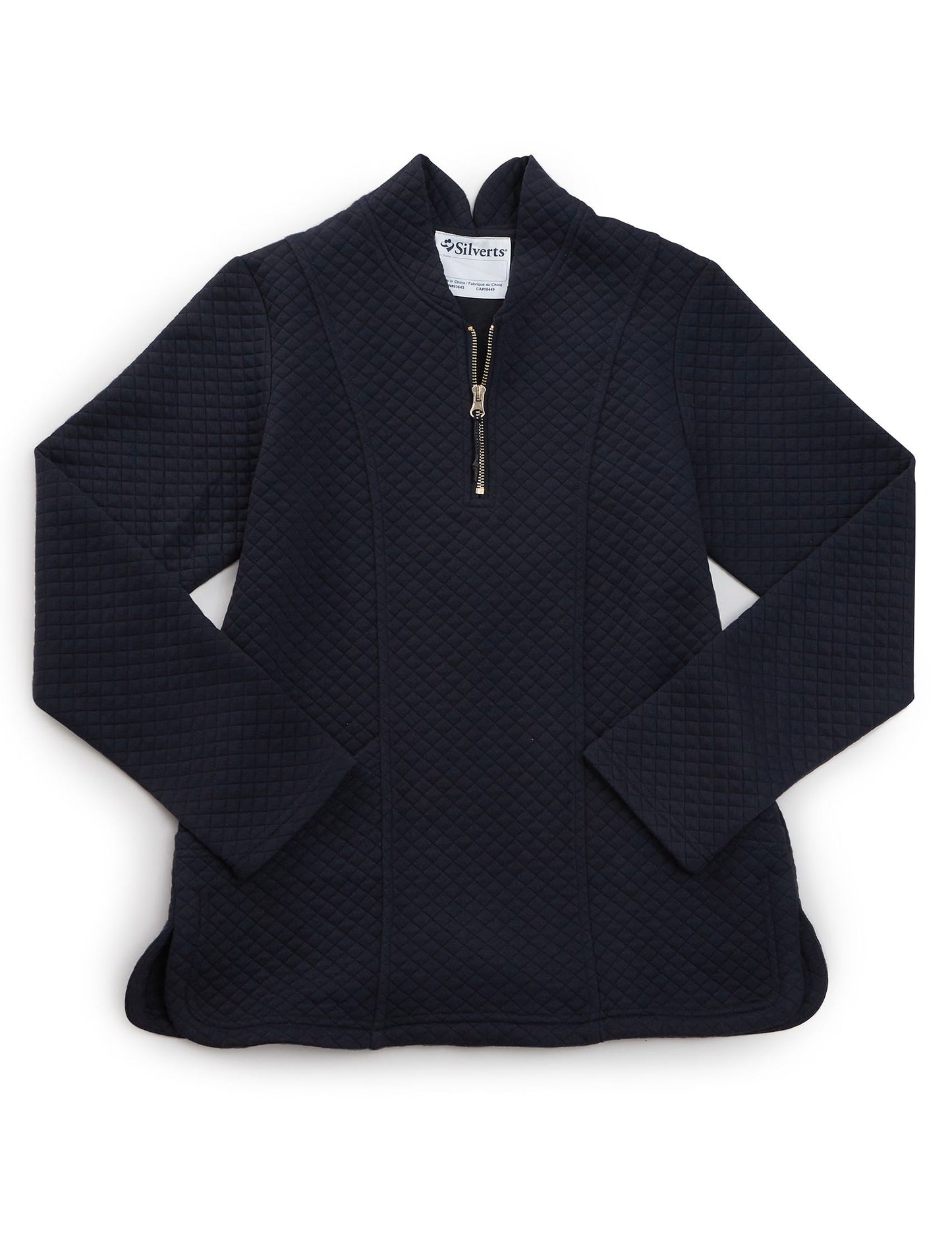 Women's Easy Dressing Open Back Half Zip Track Suit Top - Clearance