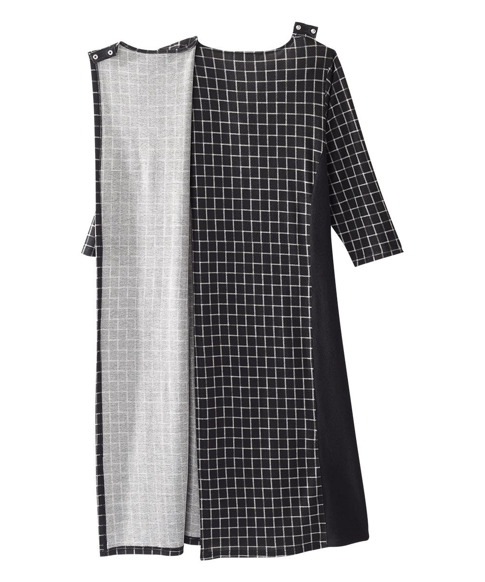 Women's Stylish Color Block Open Back Dress