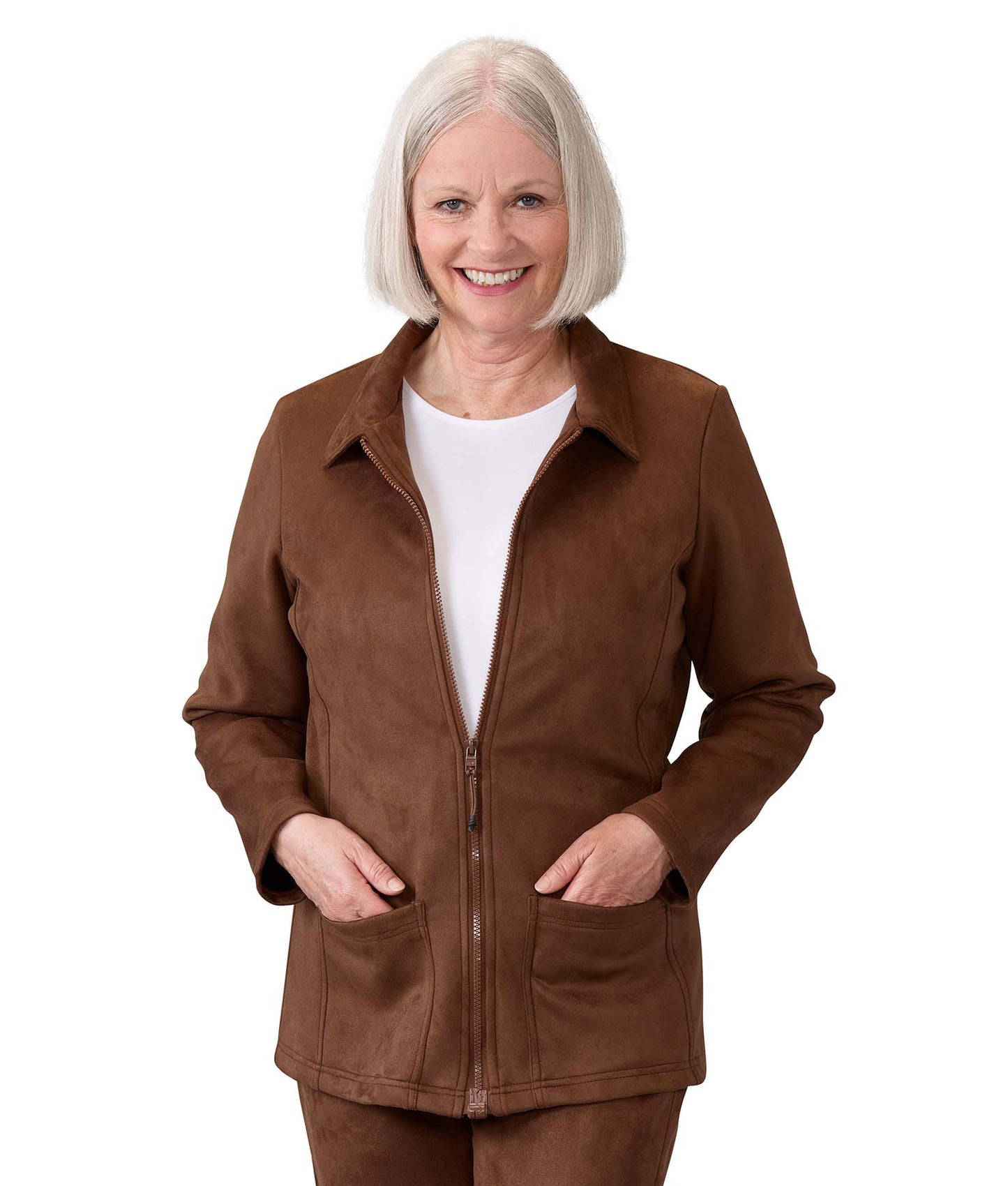 Women's Magnetic Zip Front Jacket