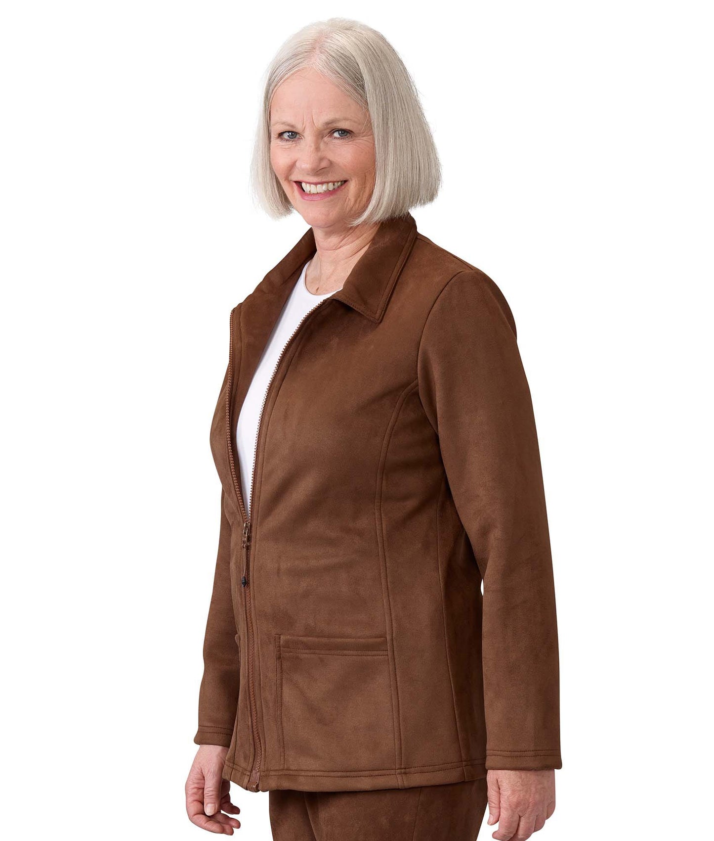 Women's Magnetic Zip Front Jacket