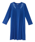 Women's No Peek Hospital & Home Care Long Sleeve Gown - Clearance