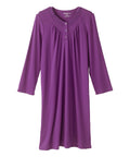 Women's No Peek Hospital & Home Care Gown with Lace Neckline - Clearance