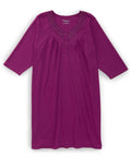 Women's No Peek Hospital & Home Care Gown with Lace Neckline - Clearance