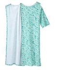 Open Back Knit Nightgown with Lace Trim - Silverts 58