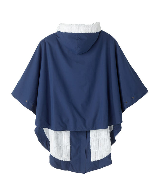 Unisex Luxurious Fur-Lined Winter Wheelchair Cape - Silverts 2