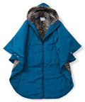Unisex Luxurious Fur-Lined Winter Wheelchair Cape - Silverts 11