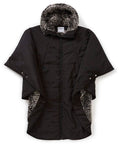Unisex Luxurious Fur-Lined Winter Wheelchair Cape