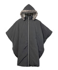Unisex Luxurious Fur-Lined Winter Wheelchair Cape - Silverts 15
